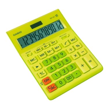 Калькулятор 12-разрядн. CASIO GR-12C-GN, салатовый CASIO Цена с НДС