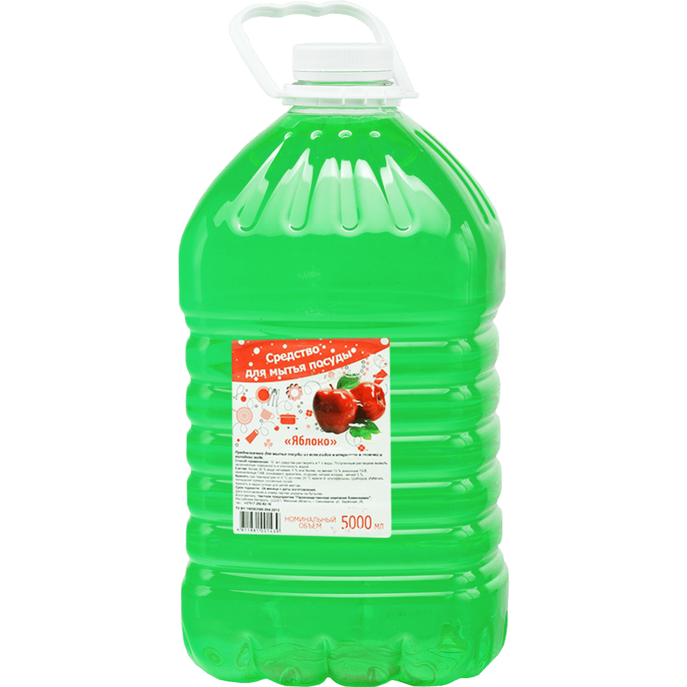 Моющее средство для посуды "ЯБЛОКО" 5л Цена с НДС