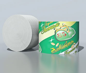 Бумага туалетная, 70м, БЕЗ ВТУЛКИ, АЛЬБЕРТИН, РБ Альбертин Цена с НДС