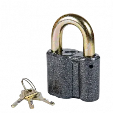 Замок вис. дисковый ВС2М1 (70Х34Х104мм, 14мм диам. дужки), РФ ЧАЗ Цена с НДС за 1 штуку