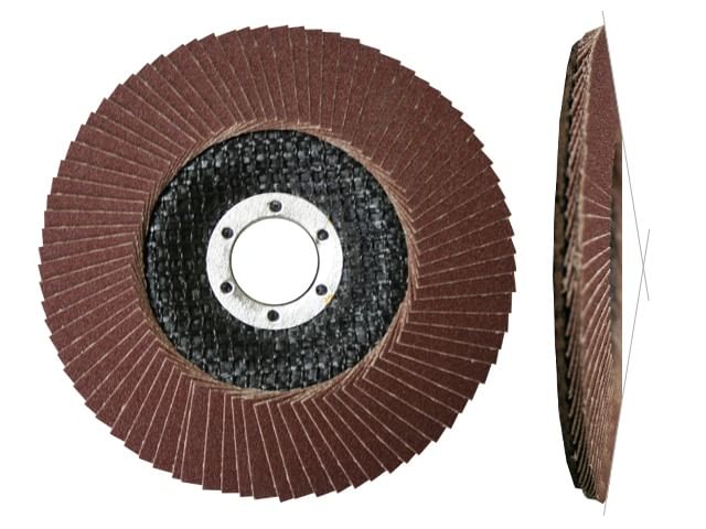 Круг лепестковый 125х22мм А100 конич. КЛТ2 LUGAABRASIV Цена с НДС за 1 штуку, код товара 12504
