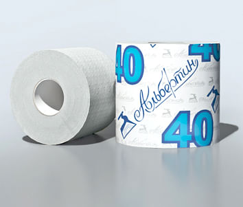 Бумага туалетная, 40 м, АЛЬБЕРТИН