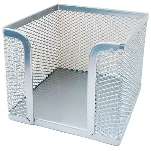 Подставка для канц. принадлежностей, БОКС металлич.,серебро, Z701А, Китай Цена с НДС