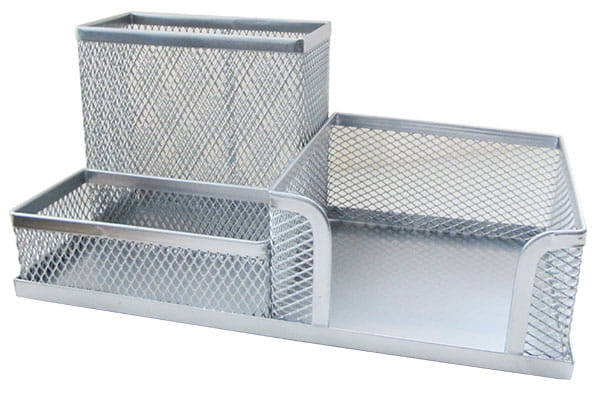 Подставка для канц. принадлежностей, металлич.,серебро, Z9058, Китай Цена с НДС