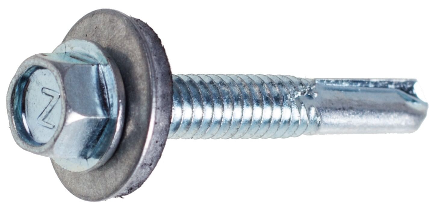 Саморез КРОВЕЛЬНЫЙ 4,8*25мм цинк.шайба с прокл.,РТЗ (250 шт в карт.уп.) STARFIX, арт.SMC2-74103-250 STARFIX Цена с НДС