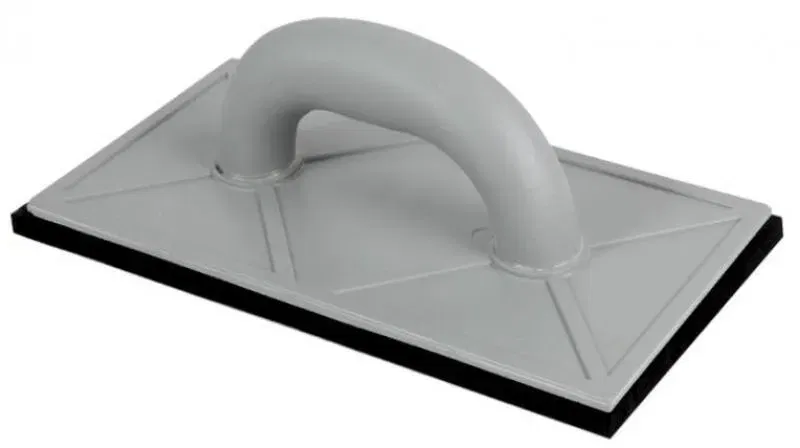 Терка пластмассовая с резиновой накладкой 8мм, 130х270мм Klasse Цена с НДС за 1 штуку, код товара 14217