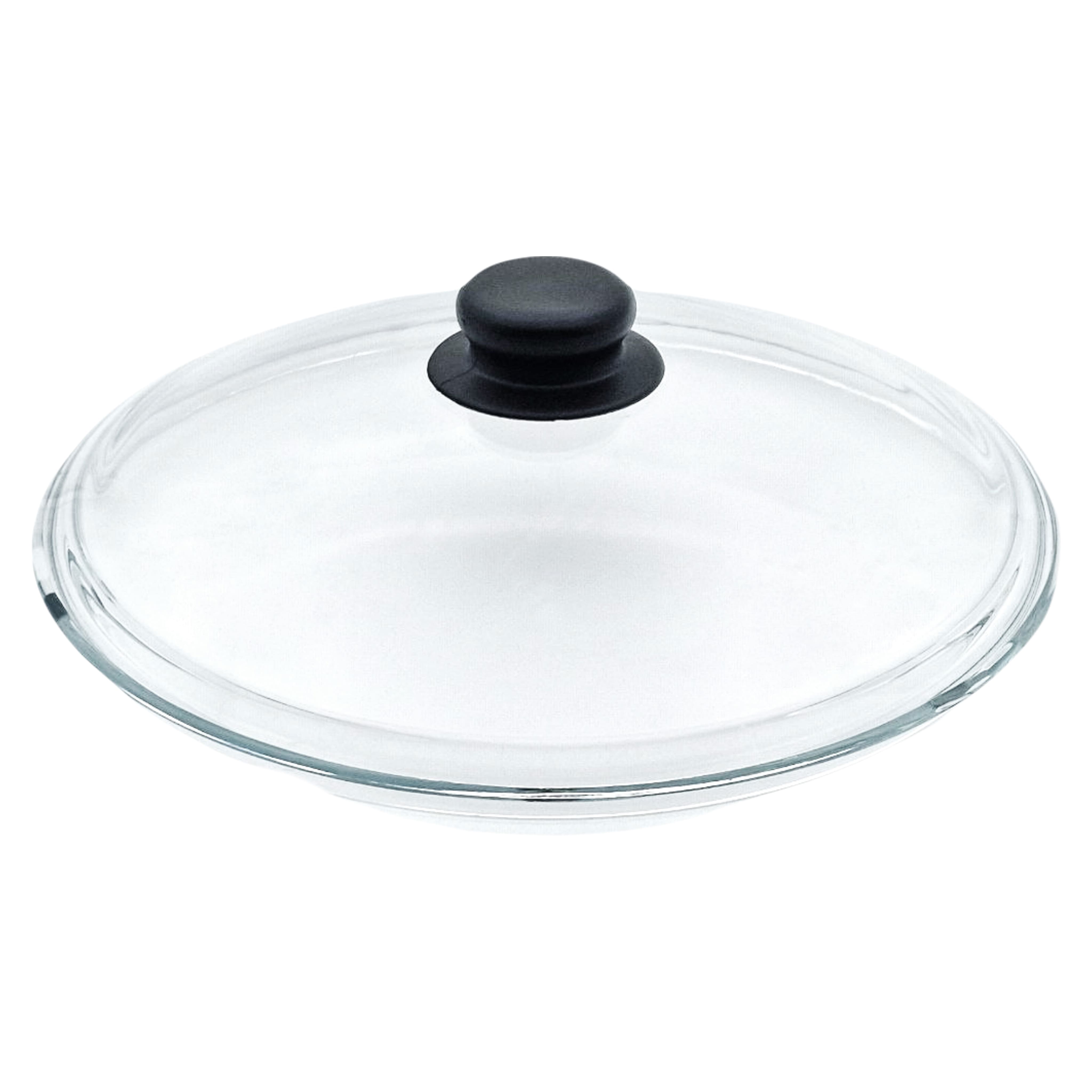 Крышка из боросиликатного стекла д. 220 мм с бакелитовой ручкой, РБ ВИКТОРИЯ Цена с НДС за 1 штуку