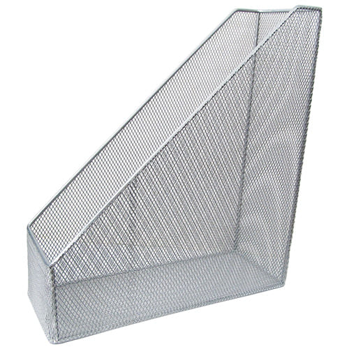 Лоток вертикальный для бумаг металл. сетка (СЕРЕБРИСТНЫЙ) Цена с НДС
