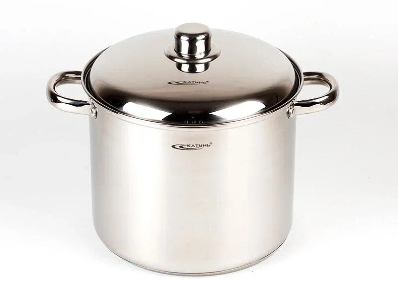 Кастрюля нерж. 9.0л. d=24 ТРС Гретта, РФ Цена с НДС