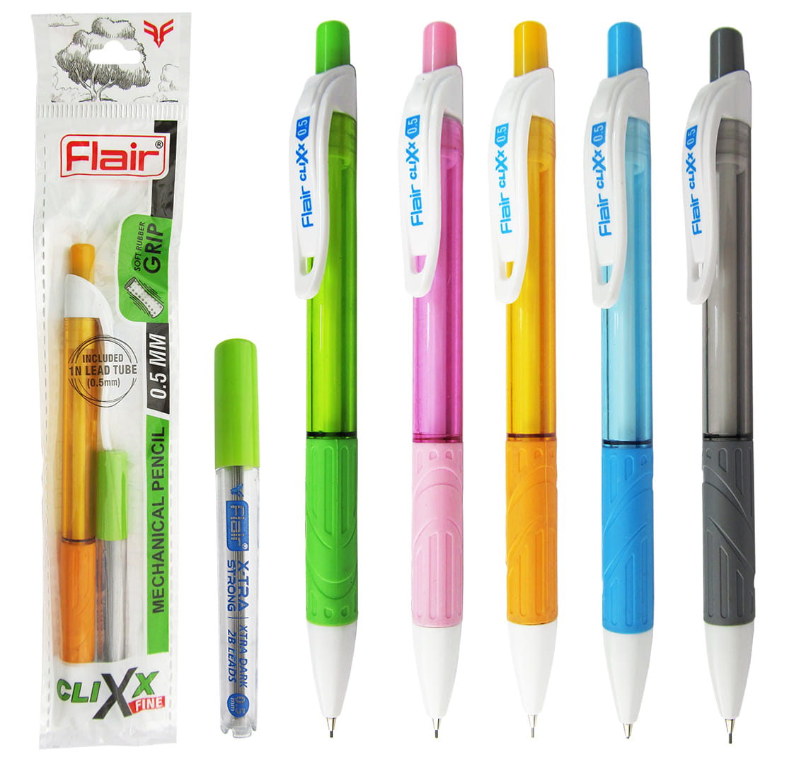 Карандаш механический 0,5мм/0,7мм CLIXX + грифель, арт.1170, ИНДИЯ Цена с НДС