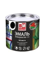 Эмаль ПФ-115 СИНЯЯ 1,8 кг., BAUMASTER, РБ BAUMASTER Цена с НДС