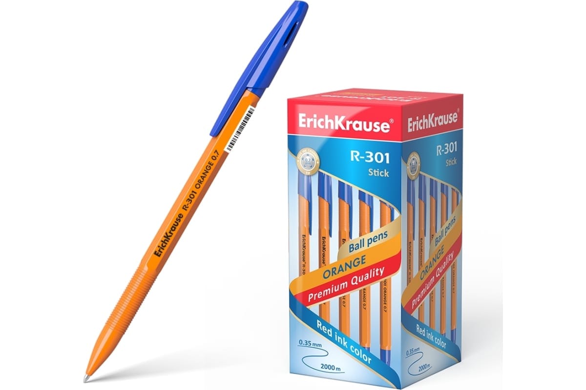 Ручка шарик. 2019, ЕrichКrause R-301 синяя, РФ ERICH KRAUSE Цена с НДС