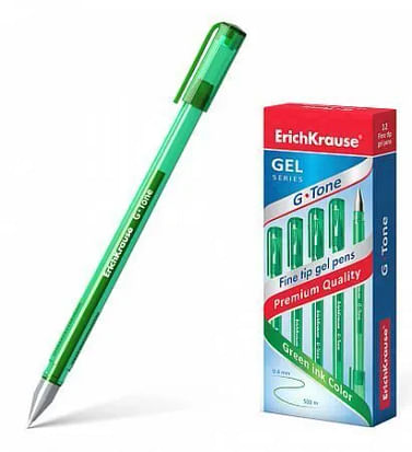 Ручка гелевая зеленая G-Tone ЕrichКrause, Германия ErickKrause Цена с НДС