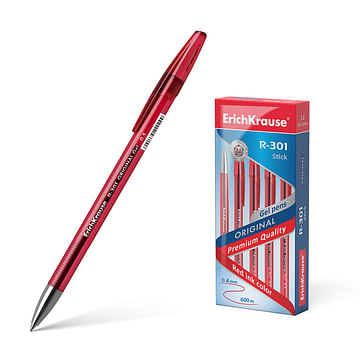 Ручка гелевая красная ЕrichКrause R-301 Original ERICH KRAUSE Цена с НДС