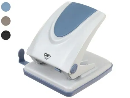 Дырокол 35 листов DELI, с линейкой металлич. арт. 0126, КИТАЙ Цена с НДС