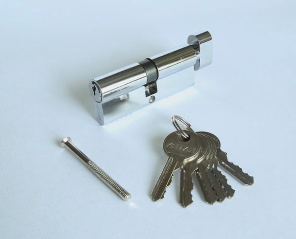 Цилиндровый механизм АНТАЛ МЦ-80-N-V-6ключ 80 мм, ХРОМ Цена с НДС