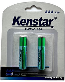 Батарея аккумулят. Kenstar Li-ion 600mAh с разъемом зарядки Type-C BL-2/KS-Li/AAA-600-BL2 Цена с НДС за 1 штуку