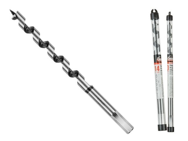 Сверло по дереву спиральное 14х460мм GEPARD (шнековое, винтовое, спираль Левиса) GEPARD Цена с НДС за 1 штуку