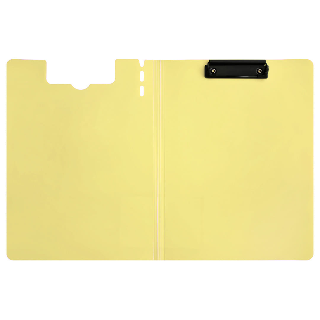 Планшет А4 с прижимом С КРЫШКОЙ СВЕТЛО-ЖЕЛТЫЙ Hua Jie , арт.JW6708T, Китай Hua Jie Цена с НДС