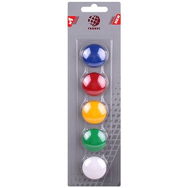 Магниты для доски (5шт) 3 см Globus, арт.МЦ30 Цена с НДС