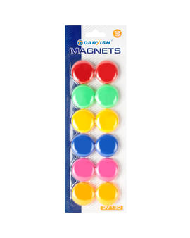 Магниты для доски (12шт), ассорти DV-130 Darvish Цена с НДС Магниты для доски (12шт), ассорти DV-130 Darvish Цена с НДС