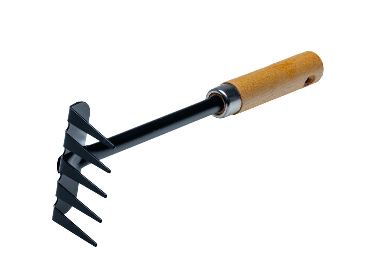 Грабли металлич. с деревянной. ручкой 30*9,5*5см ЧЕРНЫЕ (арт.НЕ236128), Китай Цена с НДС