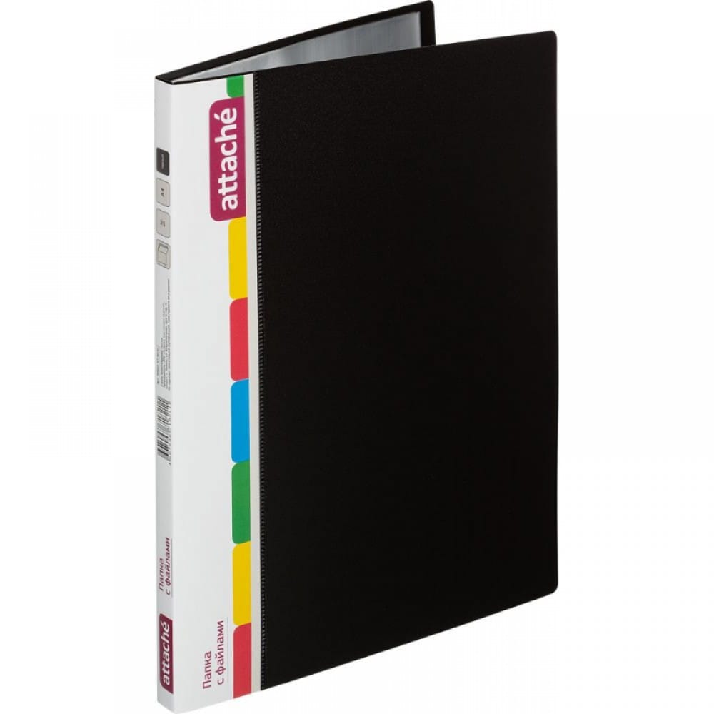 Папка на 30 файлов, 15мм 700 мкм ассорти, ATTACHE, РФ Attache Цена с НДС