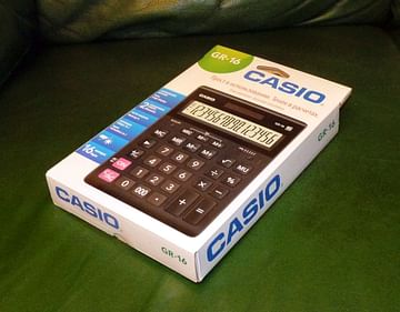 Калькулятор 16-разрядн. CASIO GR-16 CASIO Цена с НДС за 1 штуку
