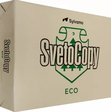 Бумага "SVETOCOPY ЭКО" формат А4, плотность 80г/м2, белизна 60%, 500 листов Цена с НДС