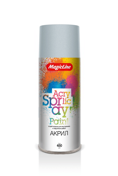 Краска АЭРОЗ. СЕРАЯ MagicLine 265 гр, RAL7038 арт.070 MagicLine Цена с НДС