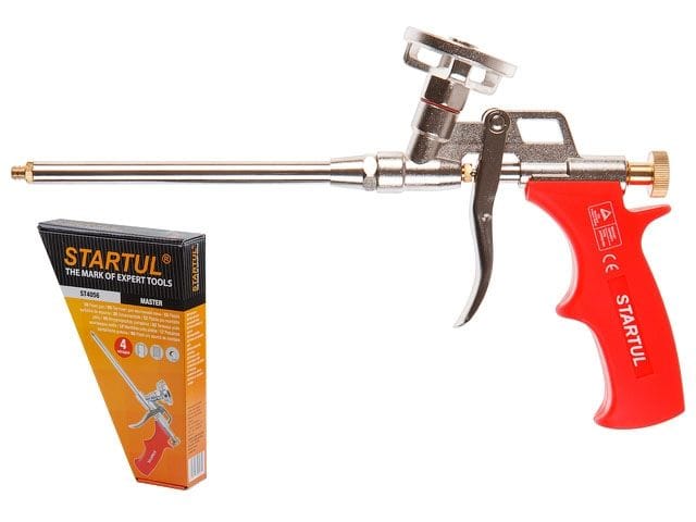 Пистолет для монтажной пены STARTUL MASTER (в комплекте 4 насадки) Цена с НДС