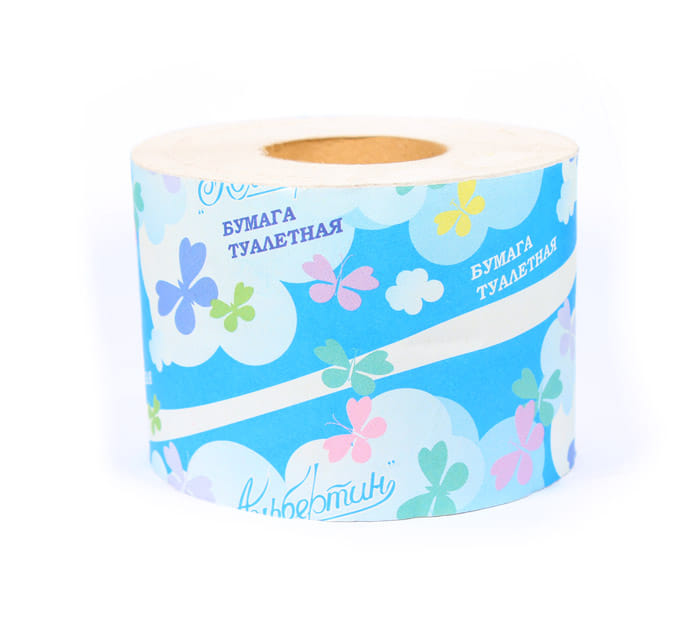 Бумага туалетная артикул однослойная неокрашенная 160 г Цена с НДС