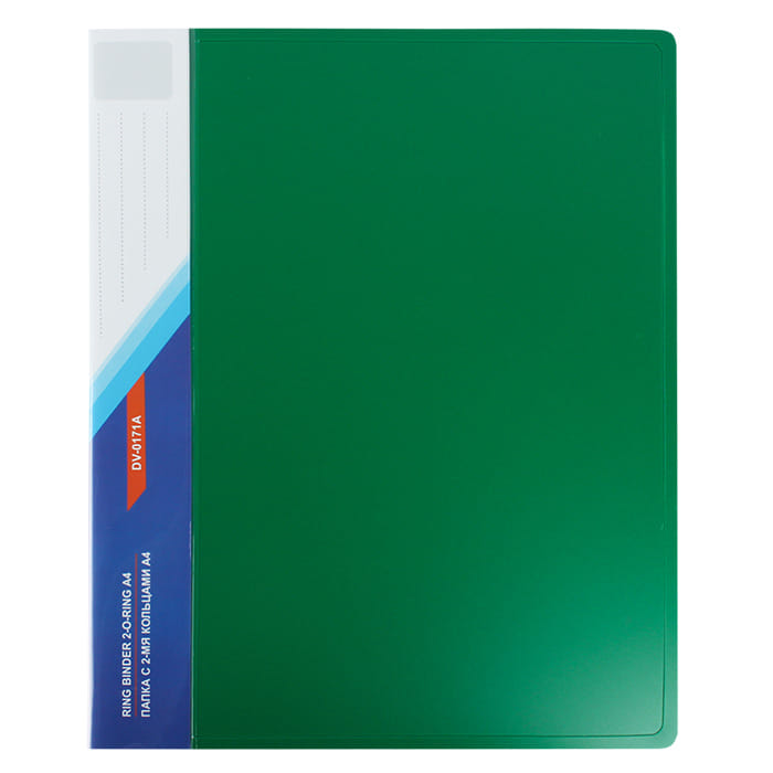 Папка на 2 кольца, 35 мм, толщина 800мкм, DV-0171А-BK, Иран Цена с НДС