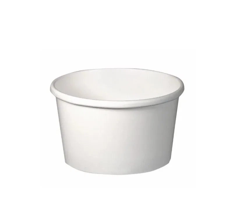 Креманка бумажная 245мл d=98мм, h=55мм, белая (1шт.), РФ Цена с НДС