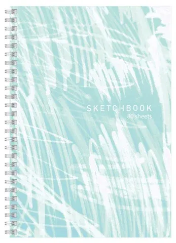 СКЕТЧБУК-ТЕТРАДЬ А5 80л.н/греб.,арт. СТ5гр80_лм 9773, РФ Цена с НДС