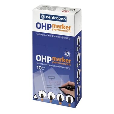 Маркер перман. черный, тонкий, 0,6мм/F, 2636 0112, Чехия Centropen Цена с НДС