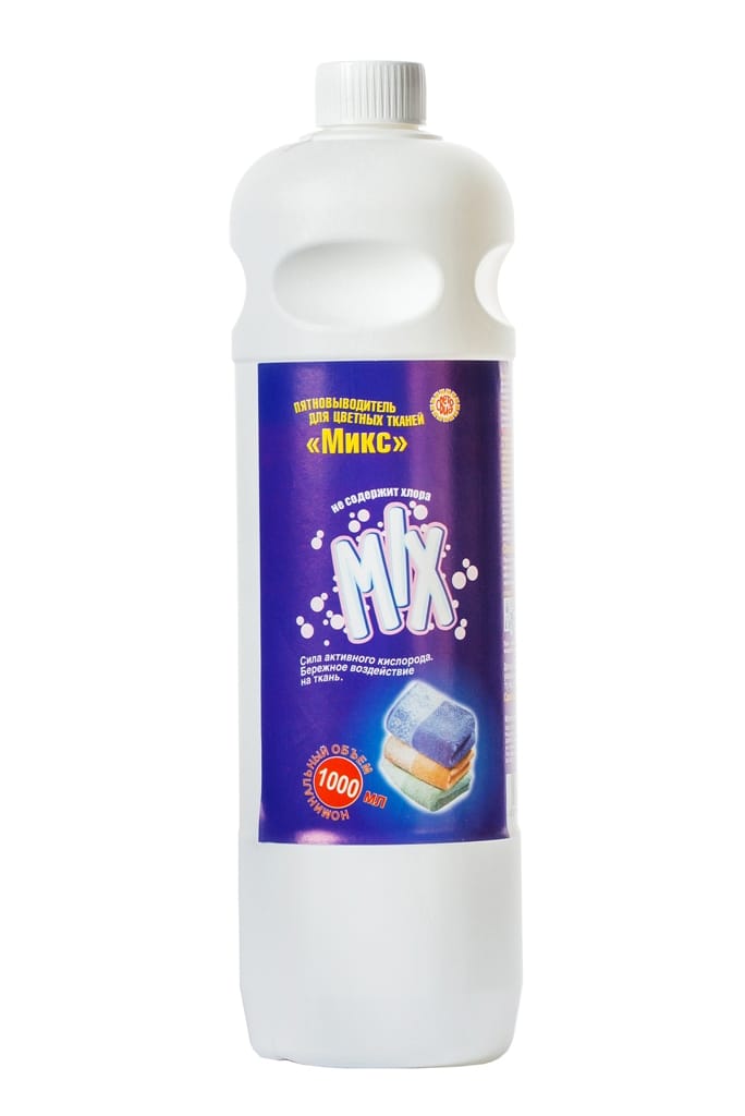 Отбеливатель для цветных тканей МИКС (Пятновыводитель) 1литр,РБ Цена с НДС