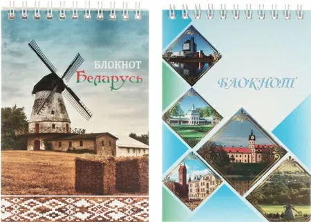 БЛОКНОТ 60 л А6 на гребне, ассорти арт.19С520, РБ Цена с НДС