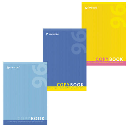 Тетрадь А4 96л., BRAUBERG, РФ BRAUBERG Цена с НДС