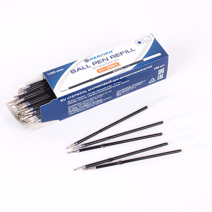 Стержень 107 синий DV-3564 на масляной основе, РФ Цена с НДС