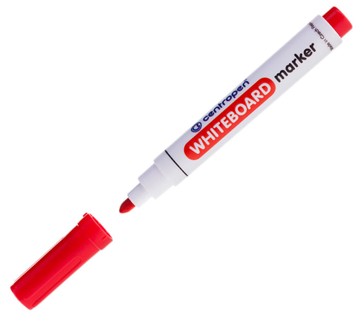 Маркер для белой доски красный, 2.5мм красный Centropen Цена с НДС
