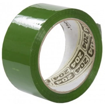 Клейкая лента (скотч) 48 мм х 66 м, 45 мкм, зеленая BRAUBERG Цена с НДС за 1 штуку