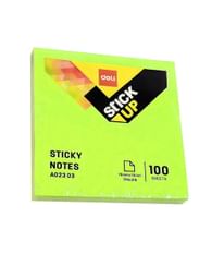 Самоклеящийся блок Deli, 76*76мм, 100л, салатовый неон DELI Цена с НДС за 1 штуку Самоклеящийся блок Deli, 76*76мм, 100л, салатовый неон DELI Цена с НДС за 1 штуку