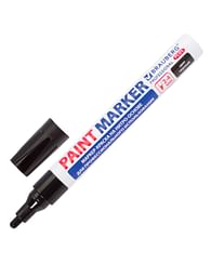Маркер-краска BRAUBERG PROFESSIONAL, 4мм, нитро-основа, чёрная BRAUBERG Цена с НДС за 1 штуку Маркер-краска BRAUBERG PROFESSIONAL, 4мм, нитро-основа, чёрная BRAUBERG Цена с НДС за 1 штуку