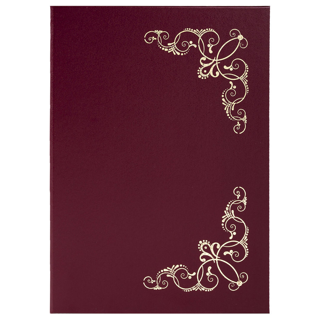 Папка адресная, Виньетка, бордовая STAFF Цена с НДС за 1 штуку