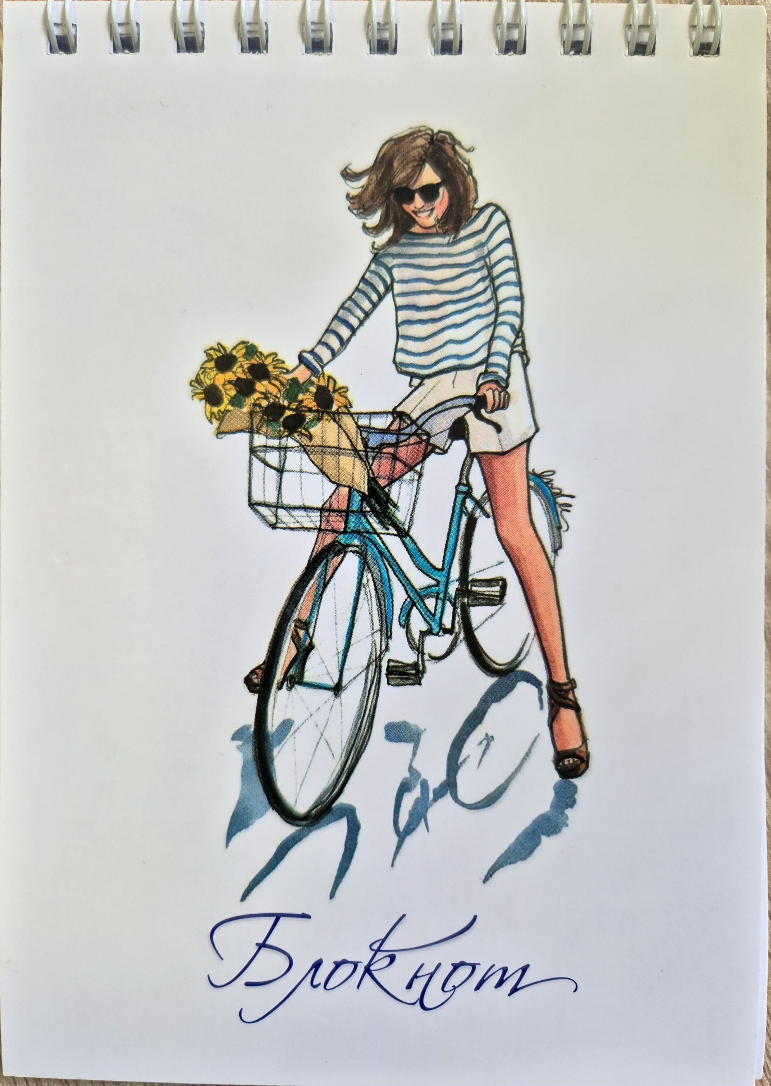 БЛОКНОТ 60 л А6 на гребне арт.19С509 Победа Цена с НДС за 1 штуку