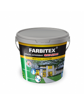 Краска акриловая фасадная (25.0 кг) FARBITEX Цена с НДС