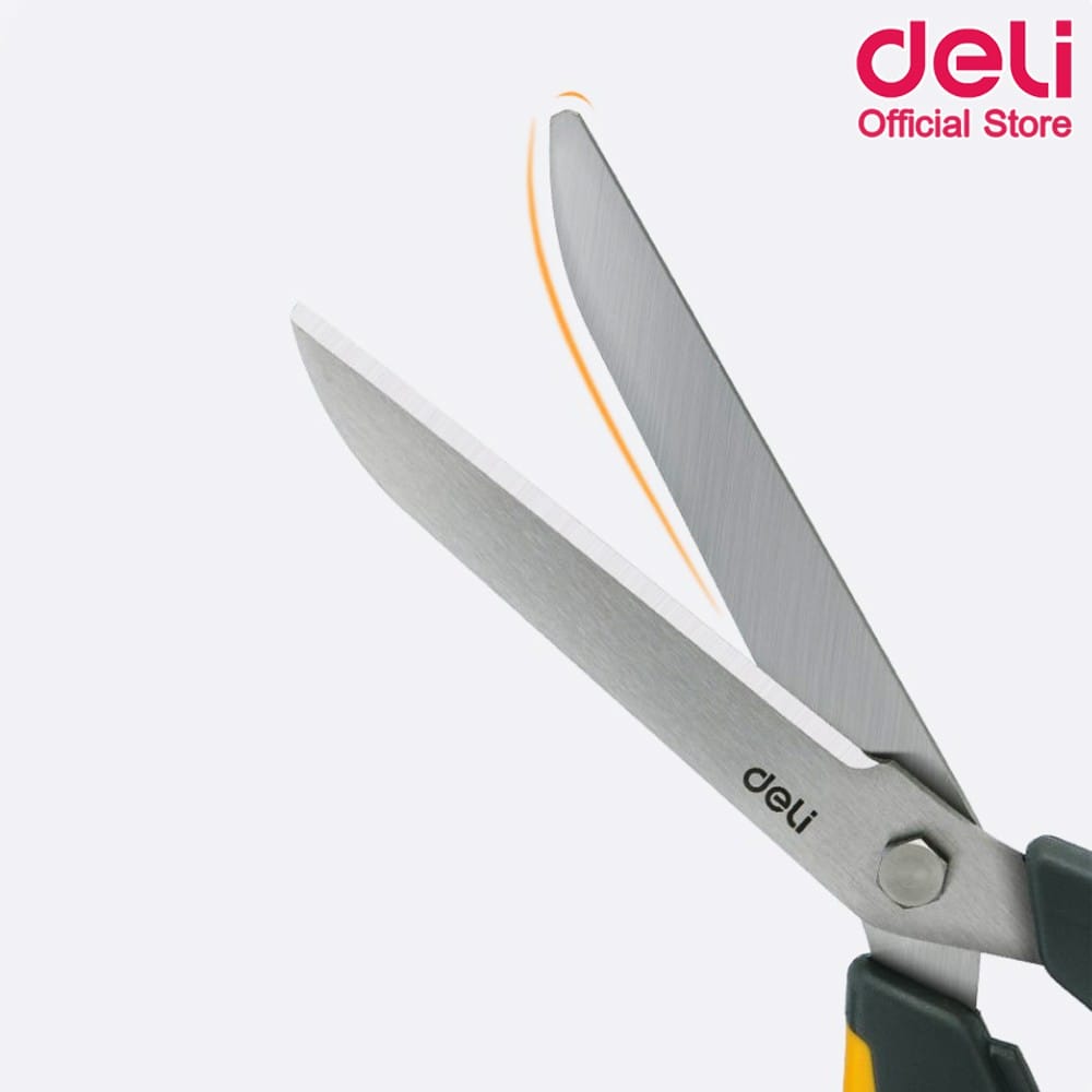 Ножницы Deli, желтые, 210 мм DELI Цена с НДС за 1 штуку