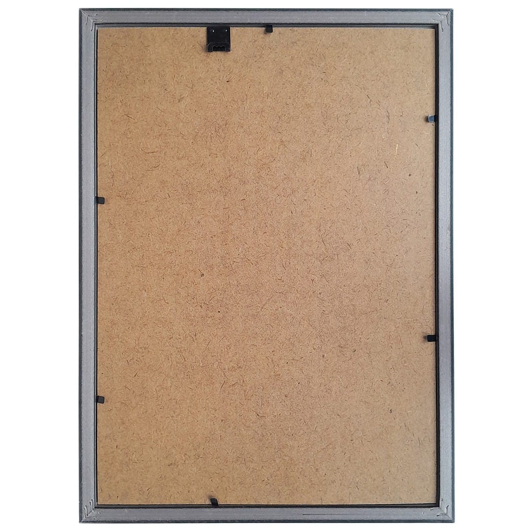 Рамка пластиковая со стеклом 21х29.7, темный орех с двойной позолотой, GROSS Gross Цена с НДС за 1 штуку