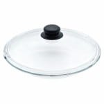 Крышка из боросиликатного стекла д. 280 мм с бакелитовой ручкой Victoria Цена с НДС за 1 штуку